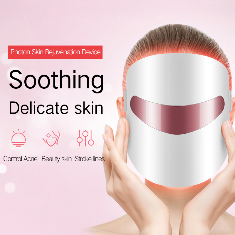 Coreea de design LED PDT Frumusețe Face Mask Professional Frumusețe Salon 3 Culoare Photon Pdt Red Led Facial Light Therapy Masca de frumusete